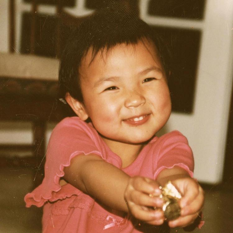 Yana Kulyk as a baby